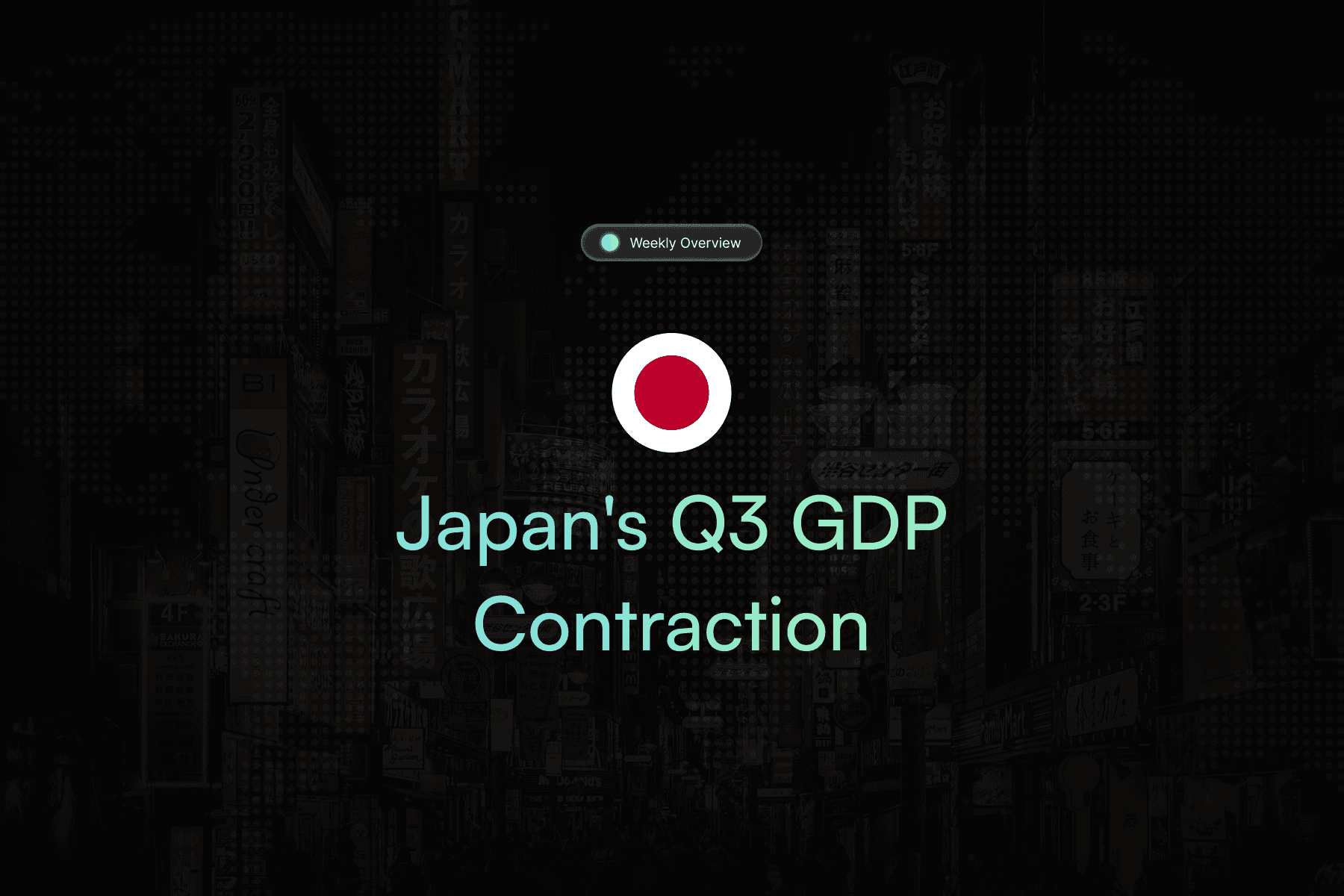 Japan's Q3 GDP Contraction: What It Means for Currency Markets